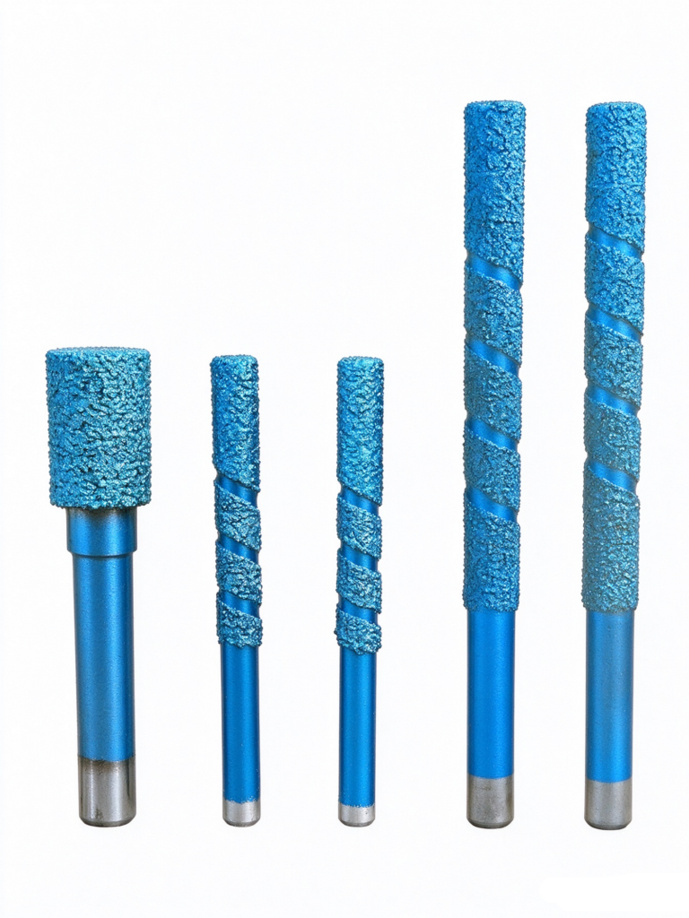 brazed flat bottom bit cnc stone engraving cutter