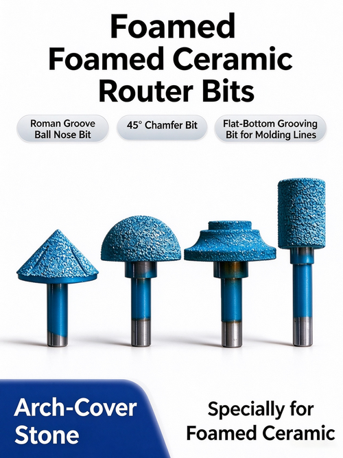 45 degree chamfer bit, roman groove router bit