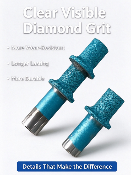 diamond quartz stone edge router bit