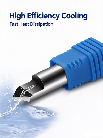pcd diamond internal coolant router bit