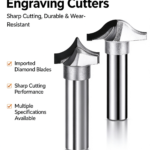 pcd diamond tip engraving router bit