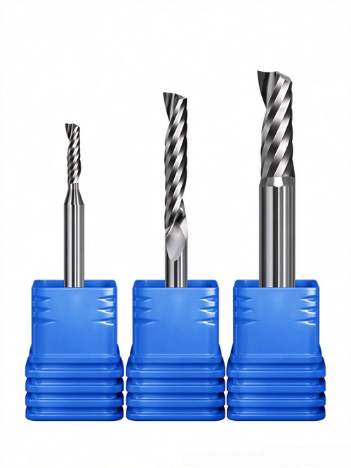 single flute spiral carbide end mill