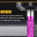 stone slab router bit for cnc engraving machines