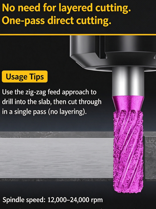 stone slab router bit for cnc engraving machines